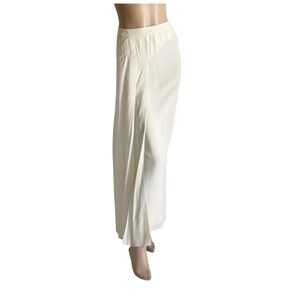 Chanel Skirt Long Asymmetric Panels Silk Crepe Maxi Spring 1999 Vintage